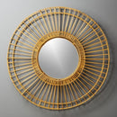 Sunrays Pattern Metal Wall Mirror