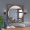 Unique Shaped Metal Wall Mirror