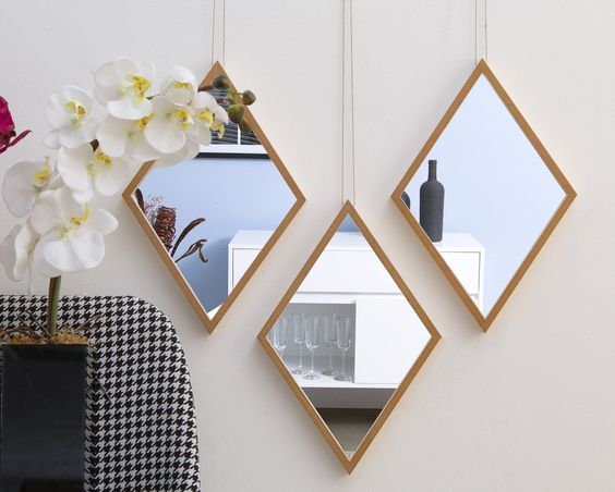 Trio Metal Wall Mirror