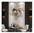 Modern Abstract Metal Wall Clock