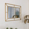 Window Look Metal Wall Mirror