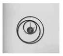 Oversized Shaped Metal Wall Clock