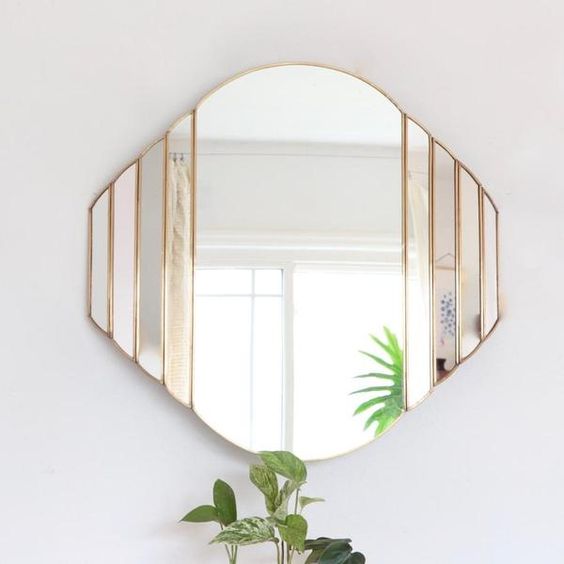 Quadrilateral Metal Wall Mirror