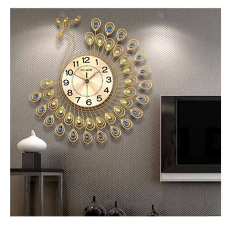 Glow Sunshine Vibes Metal Wall Clock