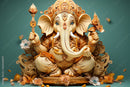 3D Carved Ganesh Ji Wallpaper