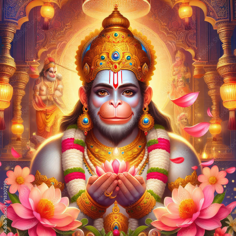 3D Look Hanuman Ji Wallpaper