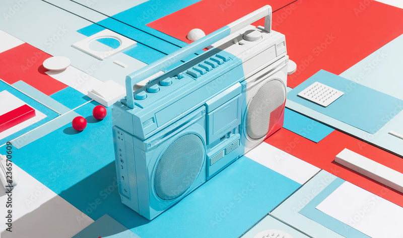 3D Radio Designed Music Wallpaper