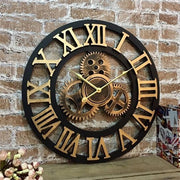 Roman Numeral Metal Wall Clock