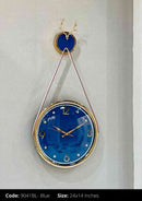 Blue Imported Wall Clock