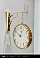 Golden  Imported Wall Clock