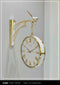 White Toned  Imported Wall Clock