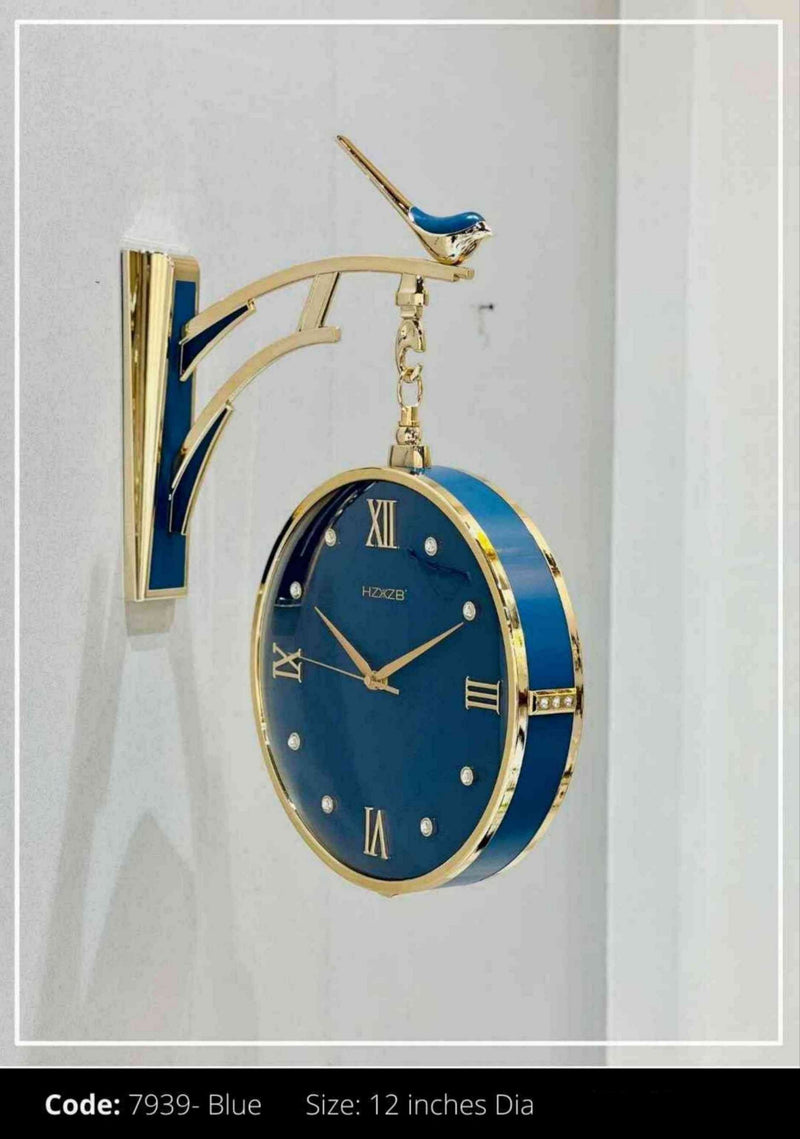 Elegant Blue  Imported Wall Clock