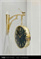 Gold And Black Toned  Imported Wall Clock