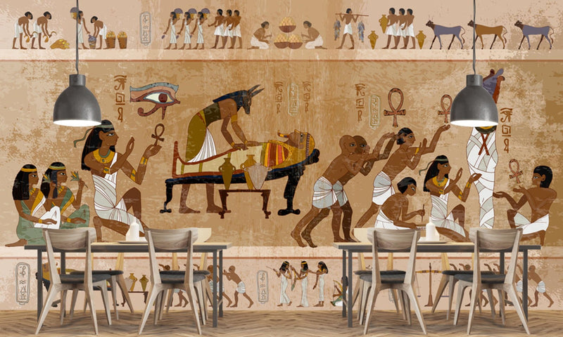 Ancient Egyptian Theme Bar Wallpaper