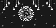 Appealing Black Designed Om Wallpaper