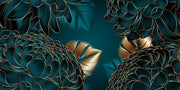 Attractive Green Floral Wallpaper