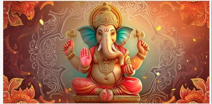 Attractive Lord Ganesha Wallpaper