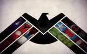 Avengers Shield Stamp Wallpaper