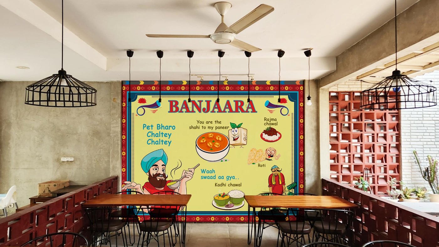 Banjara Style Cafe Wallpaper