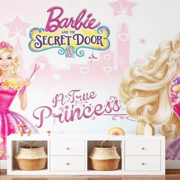 barbie wallpaper for bedroom