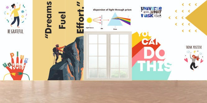Be Grateful And Dream Big Design School Wallpaper