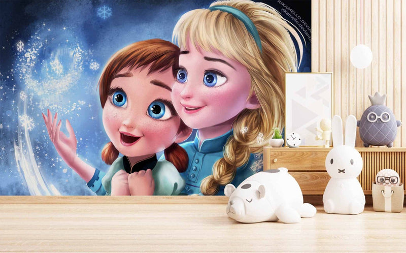 Beautiful Anna And Elsa Disney Wallpaper