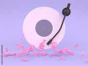 Beautiful CD Designed Music Wallpaper