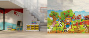Beautiful Cartoon Themed Kids Wallpaper
