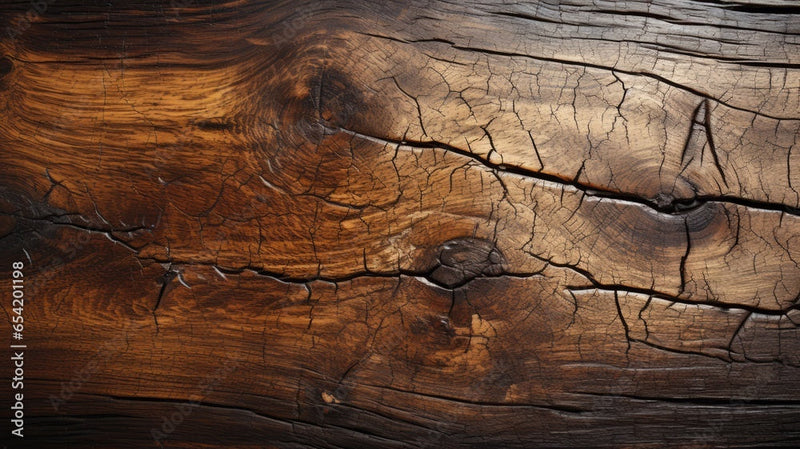 Beautiful Cracks Texture Wooden Wallpaper