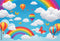 Beautiful Sky Background Kids Wallpaper