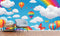 Beautiful Sky Background Kids Wallpaper