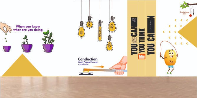 Believe In Your Efforts Theme School Wallpaper