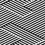 Black And White Stripes Pattern Geometric Wallpaper