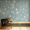 Blue Themed Chinoiserie Wallpaper
