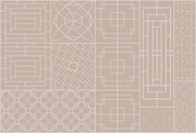 Brown Geometric Lines Wallpaper