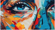 Brushwork Brilliance Oil Painting Abstract Wallpaper