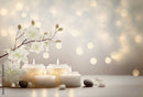 Candle Lighting Spa Wallpaper