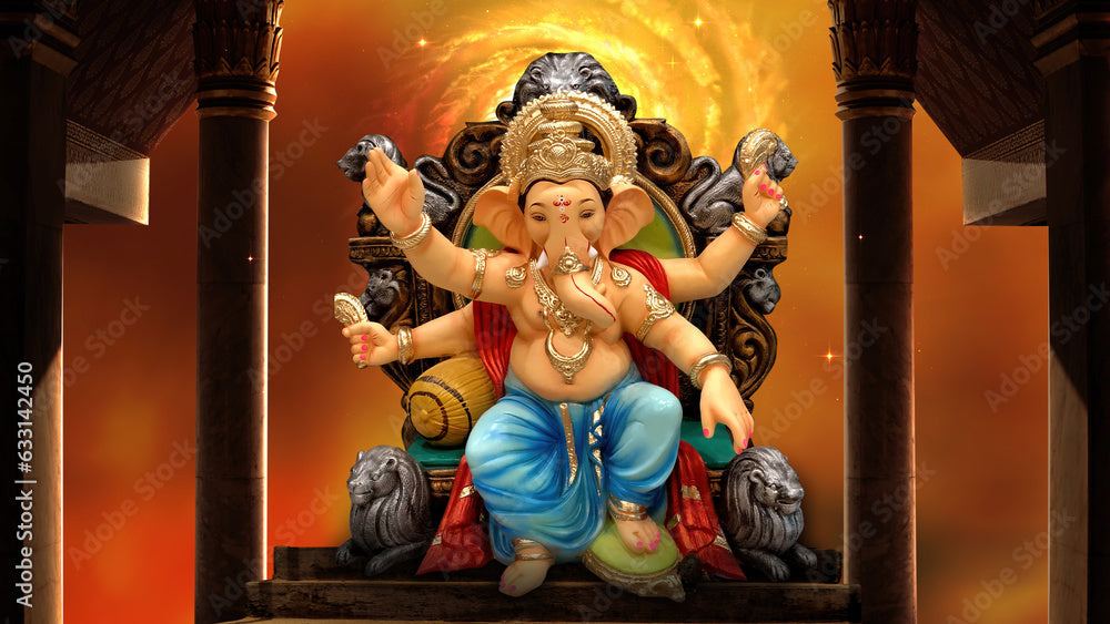 Bhuja Image Char Bhuja Ganesh Ji Wallpaper – Myindianthings