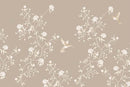 Chinoiserie Pattern Abstract Wallpaper