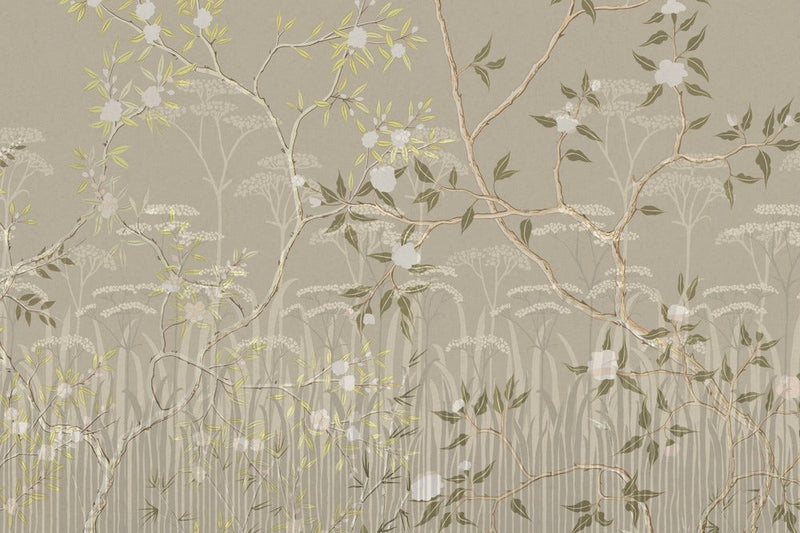 Chinoiserie Pattern Boho Wallpaper