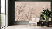Classic Leaves Floral Wallpaper