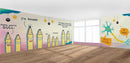 Classroom Pencil Pattern School Wallpaper