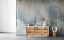 Coloured Concrete Textured Geometric Wallpaper