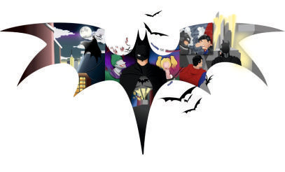 Comic Textured Batman Wallpaper