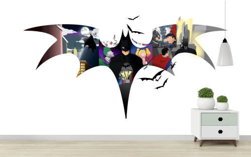 Comic Textured Batman Wallpaper