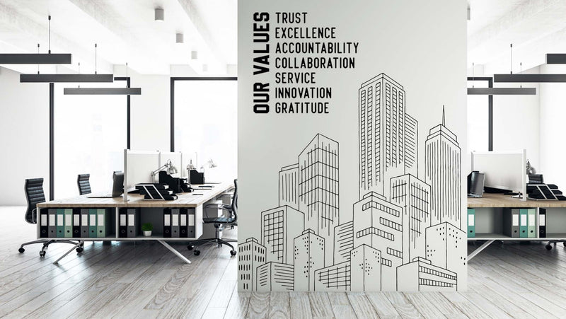 Company Core Values Theme Office Wallpaper – Myindianthings