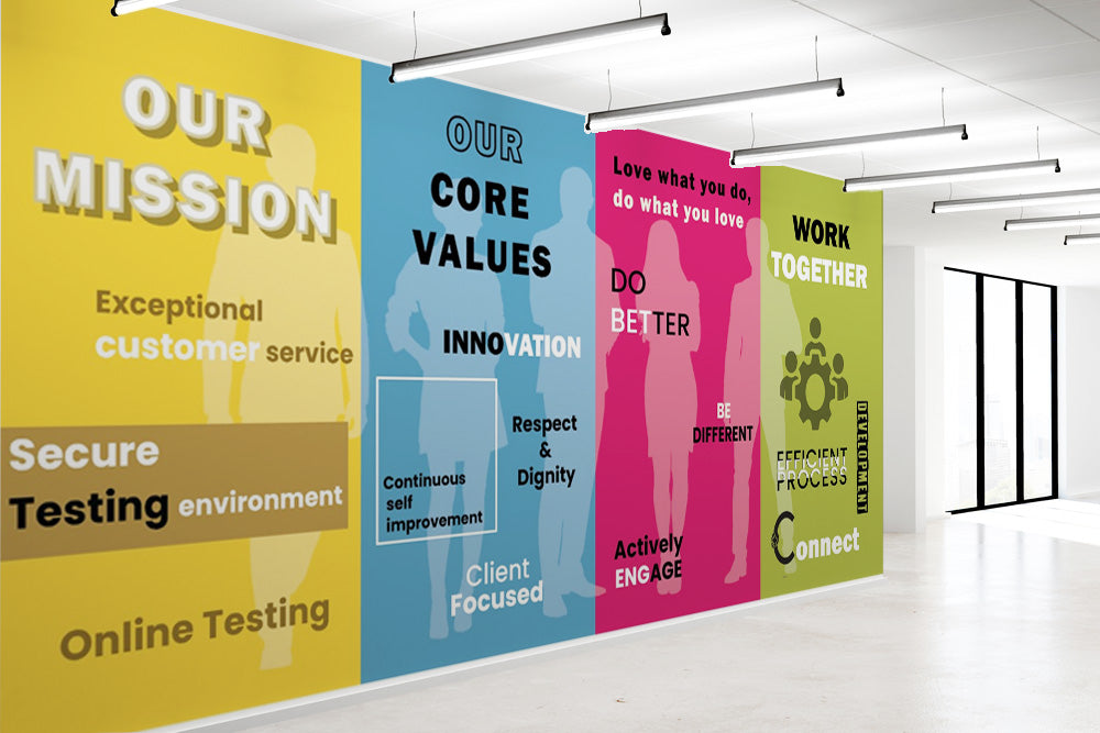 Core Values Theme Office Wallpaper – Myindianthings