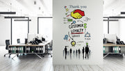Customer Happiness Theme Office Wallpaper