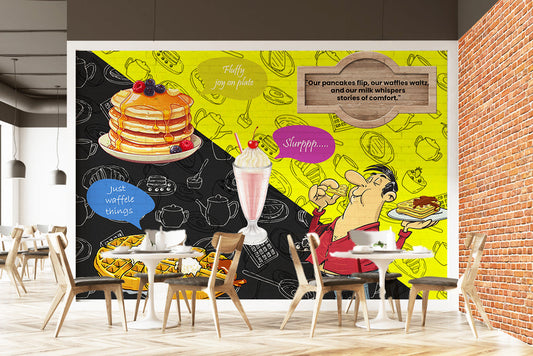 Delicious Moments Cafe Wallpaper