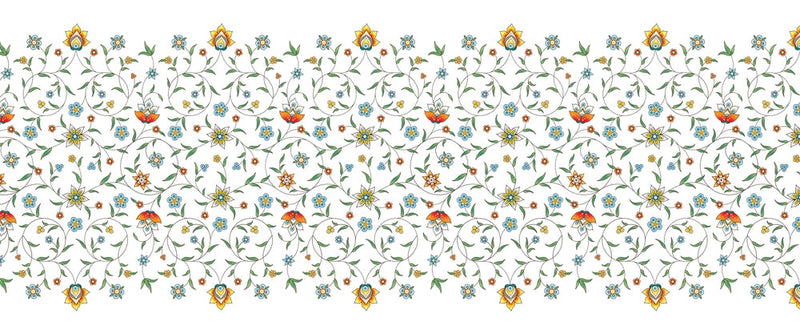 Delightful Floral Designed Boutique Wallpaper